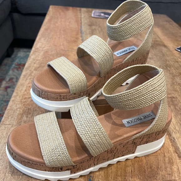 Steve Madden Platform Wedge Sandals - Picture 1 of 4